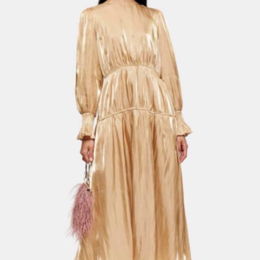 TopShop Gold Dress